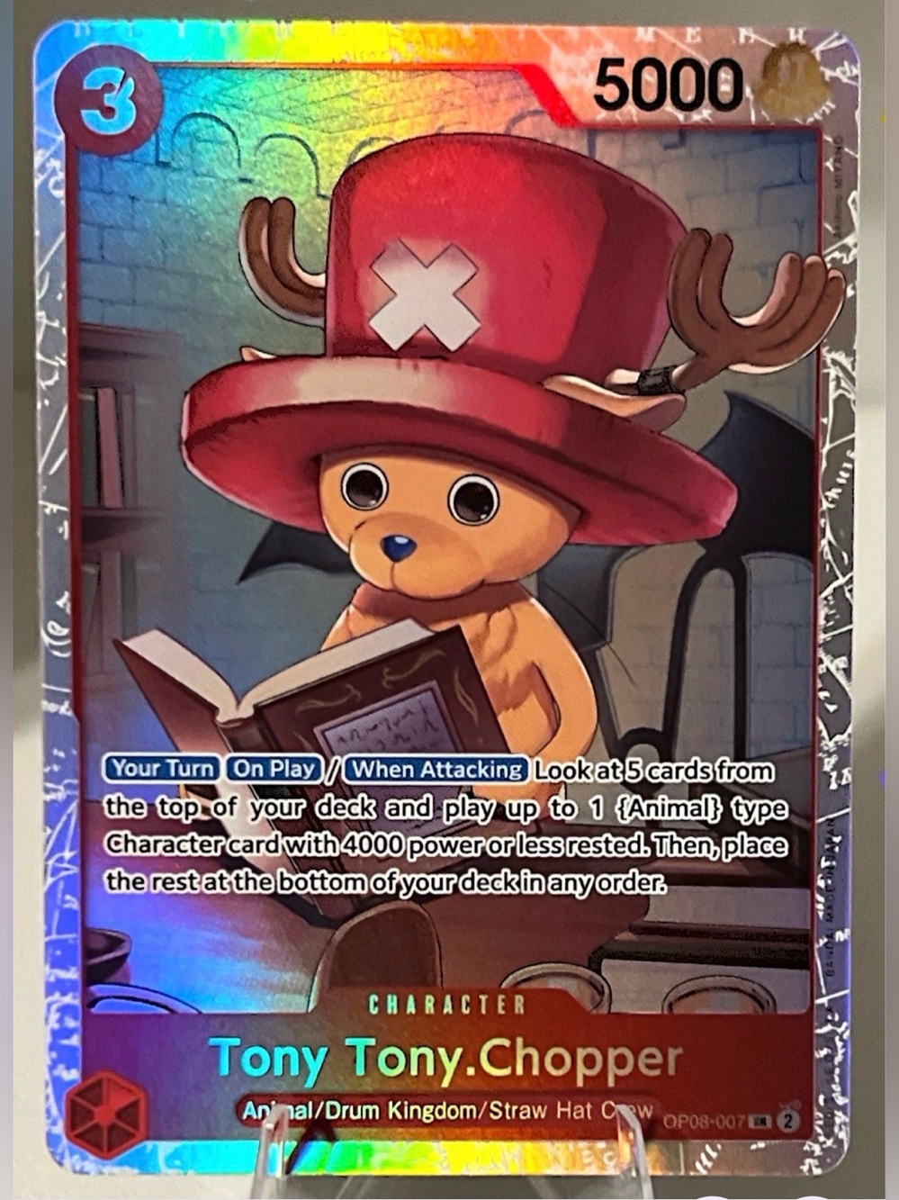 One Piece TCG: Two Legends  - TONY TONY.CHOPPER OP08 - 007 NM